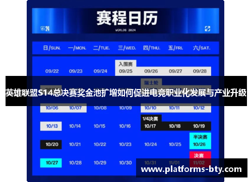 英雄联盟S14总决赛奖金池扩增如何促进电竞职业化发展与产业升级